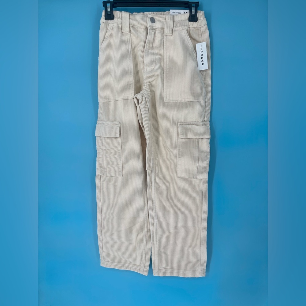 PacSun Cream Corduroy Pants